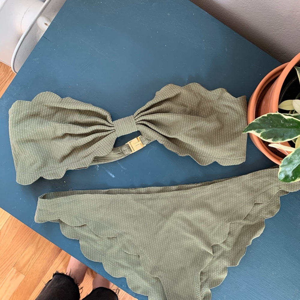 Mary Sia Antibes Scalloped Bikini